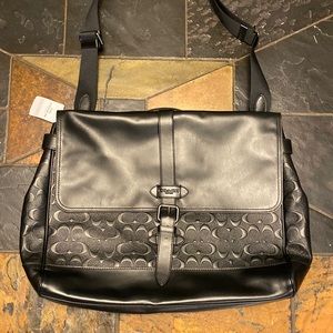 Coach Hudson messenger logo bag